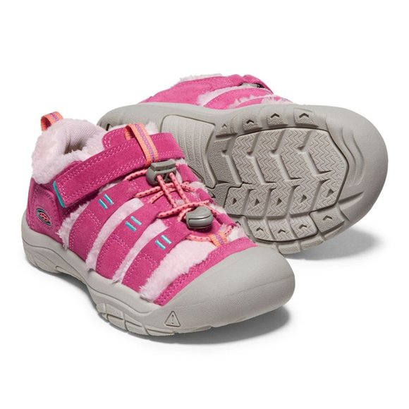 Keen Leather Newport Youth Big Kids Girls Pink Sneakers Shoes Sz 5 6 7 NEW - Picture 2 of 4
